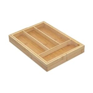 Cutlery Organiser 5five Simply Smart Brown Natural Wood Bamboo 34 x...