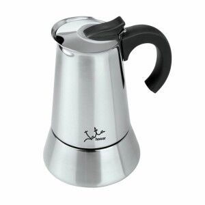 Italian Coffee Pot JATA CAX104 ODIN  * Steel Stainless steel 4 Cups...