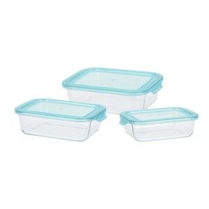 3 Lunchbox-Set Excellent Houseware Kristall |  Brotdosen, Lebensmit...