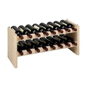 Bottle rack Astigarraga Merlot Brown Pinewood (68,8 x 25 x 30 cm) |...