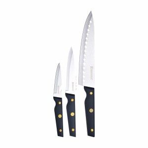Knife Set Bergner Pro Reeco BG41026DBL Stainless steel ABS 3 Pieces...