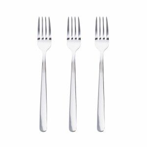 Dessertgabel-Set San Ignacio Root SG7780 Edelstahl Mattierend (3 St...