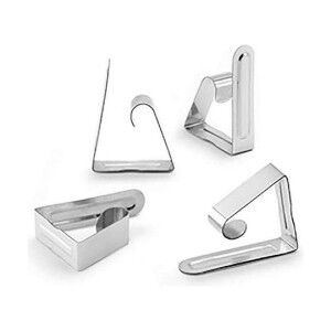 Tablecloth Clip Inofix Stainless steel |  Coasters, placemats and n...