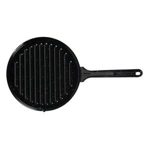 Barbecue Vaello Circular Black Enamelled Steel (Ø 24 cm) |  Pans an...