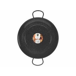 Deep Pan with Handles Vaello Black Enamelled Steel (Ø 30 cm) |  Pan...