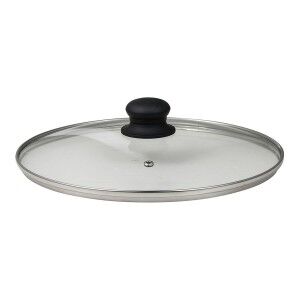 Casserole with Lid San Ignacio experto Black Transparent Aluminium Crystal