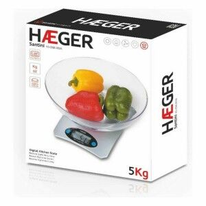 Digital Kitchen Scale Haeger KS-05B.002B 5 kg Black |  Kitchen scal...