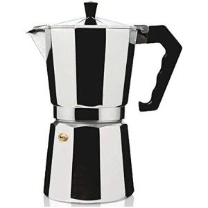 Italian Coffee Pot Haeger CP-09A.008A Aluminium |  Coffee Makers an...