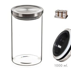 Glass Jar Kozina 1 L |  Lunch boxes, food containers and salad bowl...