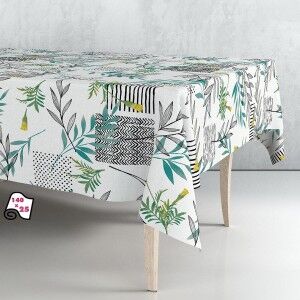 Tablecloth roll Exma Mix Oilcloth White 140 cm x 25 m |  Table Runn...