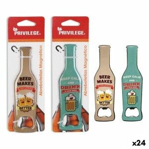 Bottle opener Privilege 140988 4 x 14 x 0,5 cm (24 Units) |  Corksc...