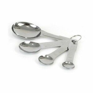 Set of Measuring Spoons Wooow Stainless steel 4 Pieces (36 Units) |...