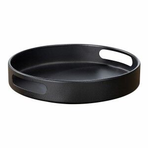 Tray Wenko Susie 55098100 Black Circular |  Plates, platters and tr...