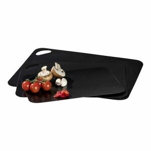 Set of chopping boards Wenko 55055100 Black Plastic (3 Pieces) |  C...