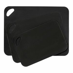 Set of chopping boards Wenko 55055100 Black Plastic (3 Pieces) |  C...