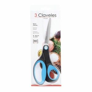 Kitchen Scissors 3 Claveles 8" Stainless steel Blue |  Other access...
