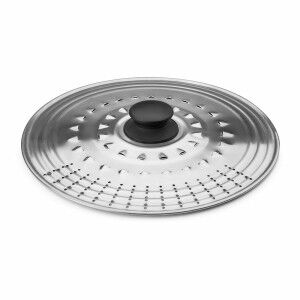 Frying Pan Lid Ibili 714219 Ø 18 cm Silver Metal Stainless steel | ...