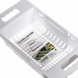 Extendable Dish Drainer for Sink Kozina White 50 x 18,5 x 8 cm |  O...