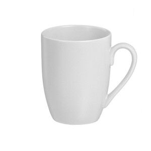 Set of 6 Cups Caison White Porcelain 350 ml Matte finish |  Cups an...