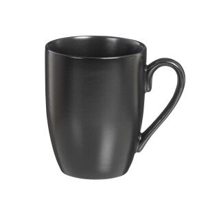 Set of 6 Cups Caison Yumei Black Porcelain 350 ml 6 Units |  Cups a...