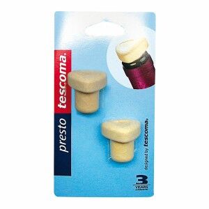 Vacuum Stopper for Wine Tescoma Presto Cork (2 Units) |  Oenology  ...