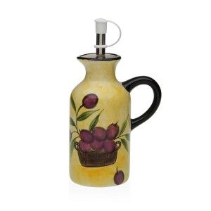 Cruet Versa PVC Ceramic Steel Dolomite Olive 6 x 12,5 x 9,5 cm |  S...