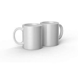 Customisable Mug for Cutting Plotter Cricut 12 Oz White (2 Units) |...