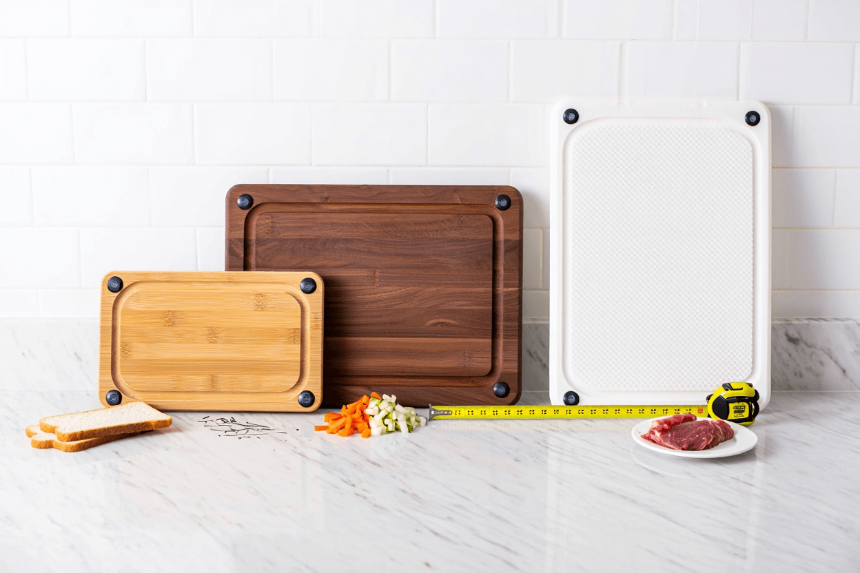 Différentes tailles de planches à découper avec dimensions