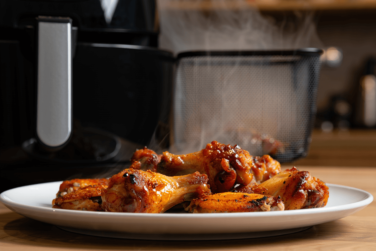 Ailes de poulet croustillantes à l'air fryer
