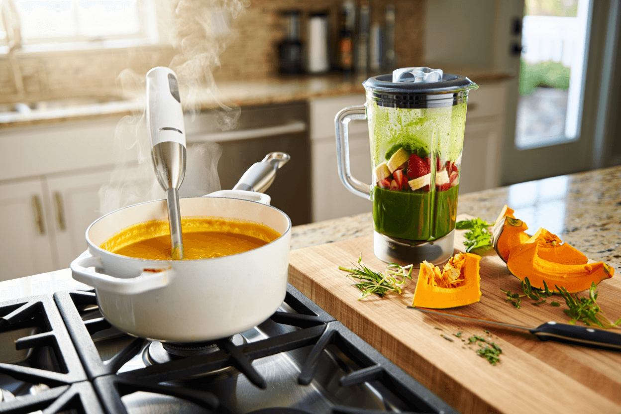 Soupes et smoothies préparation