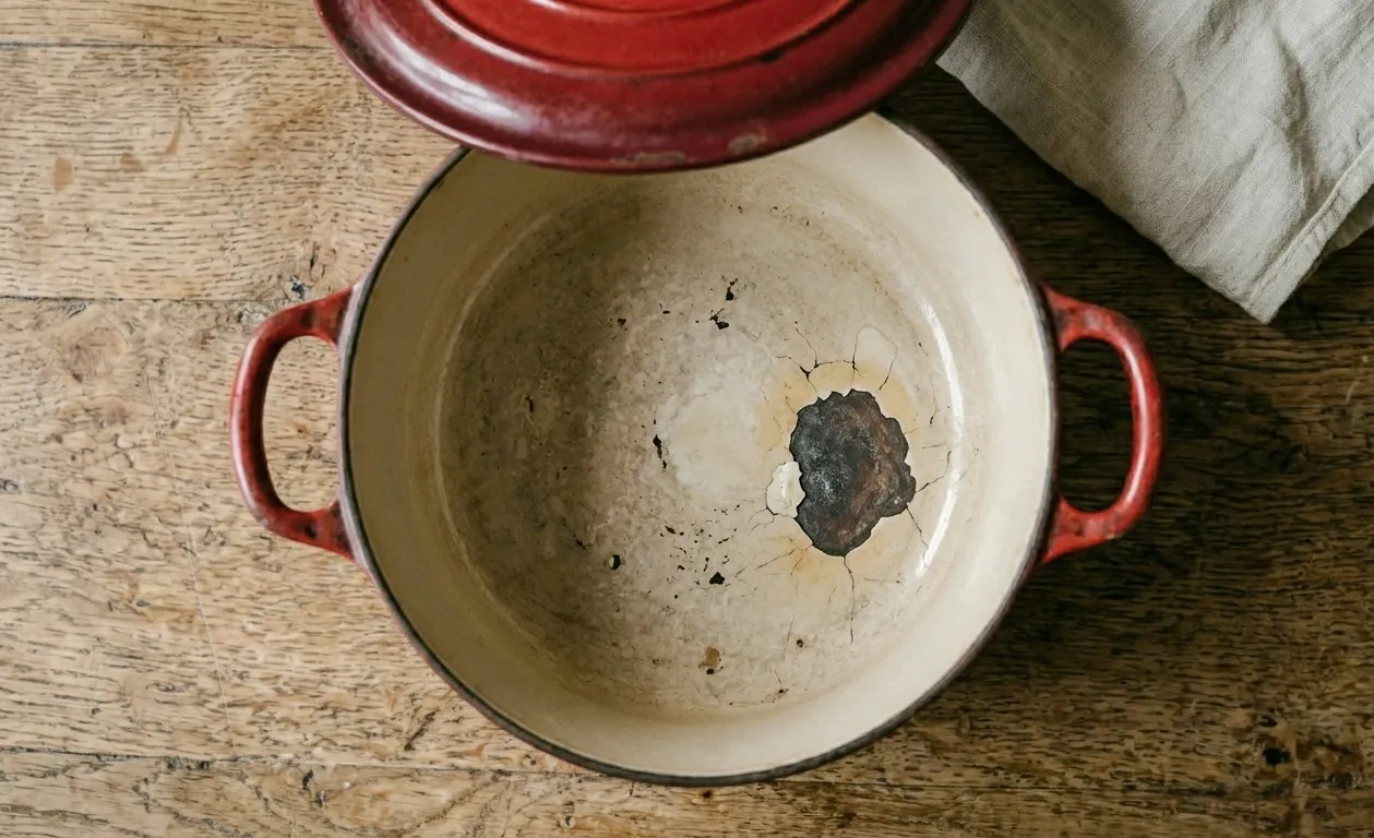 Cocotte émaillée abîmée : réémaillage ou nouvelle fonte ?