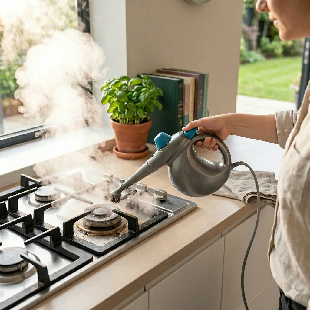 Nettoyeur vapeur : l'allié de vos plaques de cuisson et de vos sols