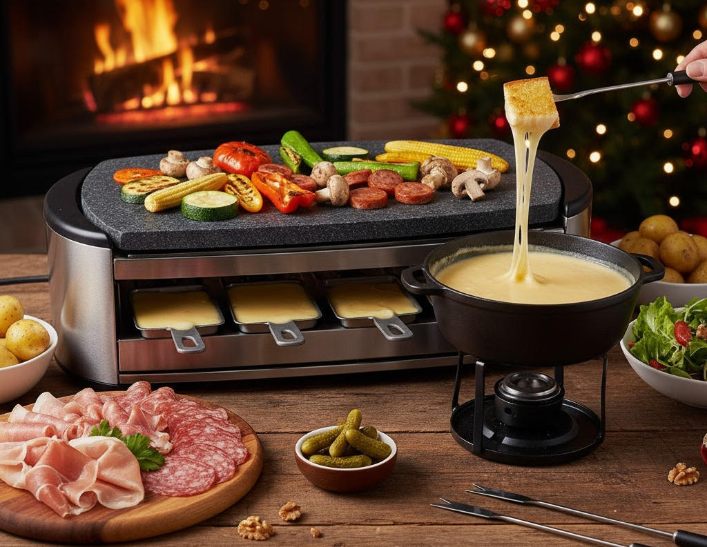 Raclette ou fondue, convivialité assurée.