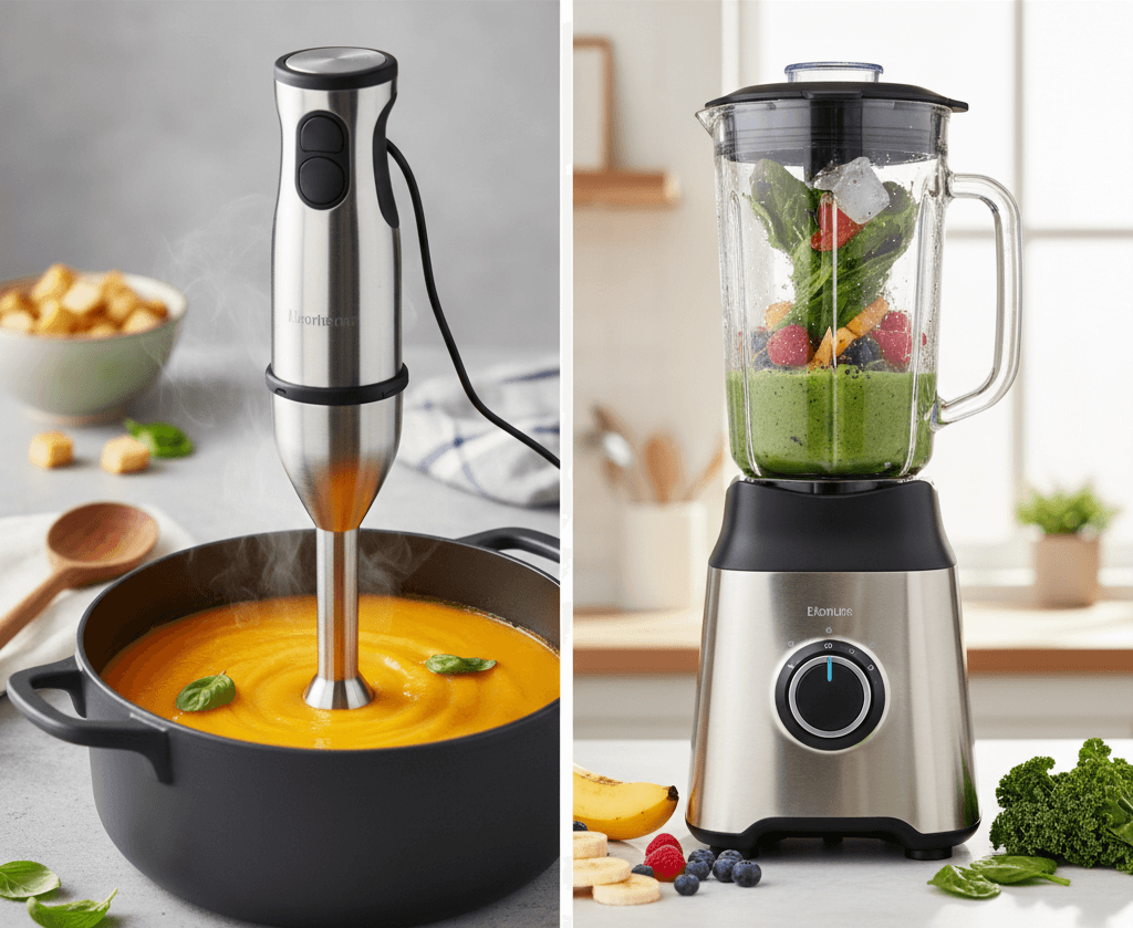 Mixeur plongeant ou blender : lequel choisir selon vos besoins ?