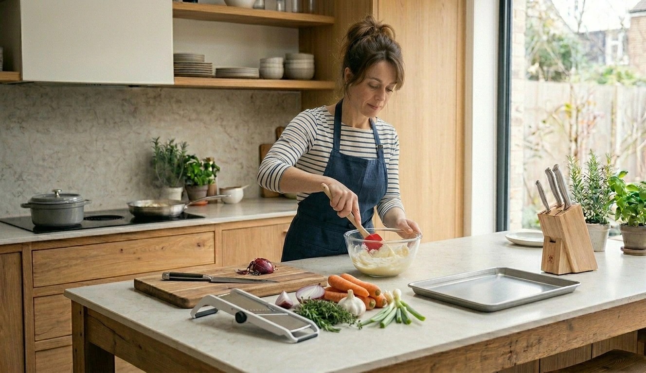 Ustensiles de cuisine indispensables : liste avec photos et noms