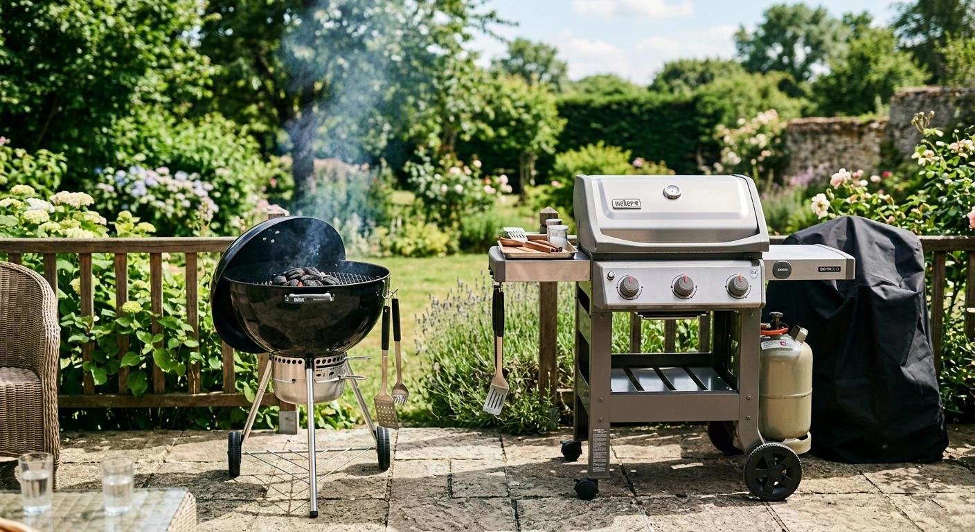 Barbecue charbon ou gaz : le guide pour choisir en 2026