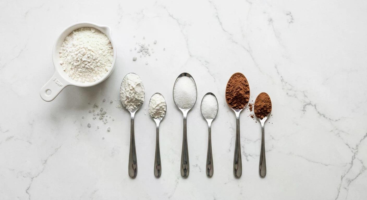 Tableau de conversion cuisine : grammes, cuillères, tasses — toutes les équivalences