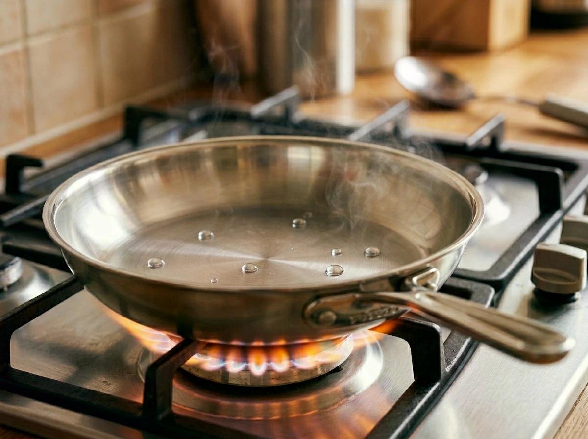 Casserole en inox qui accroche : causes et solutions définitives